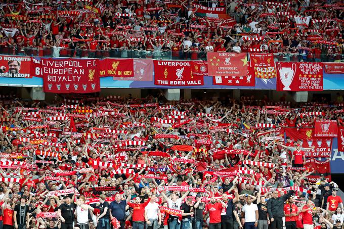 Navijači Liverpoola bodo 1. junija napolnili tribune stadiona Wanda Metropolitano v Madridu. | Foto: Reuters