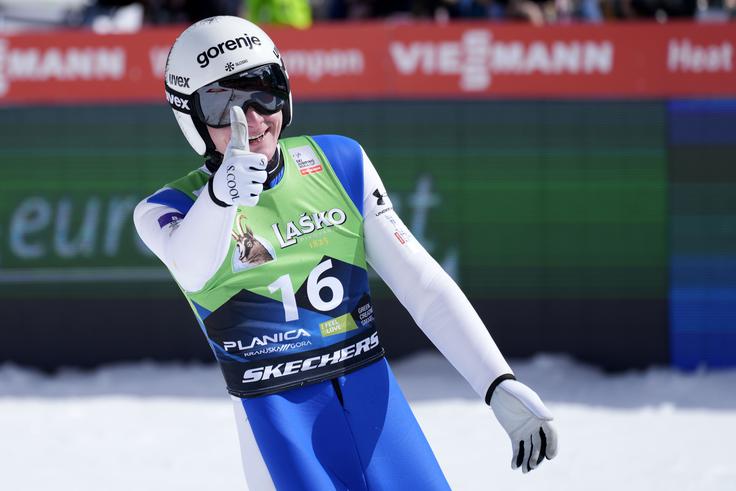 Domen Prevc je odlično opravil svoje delo. | Foto: Guliverimage