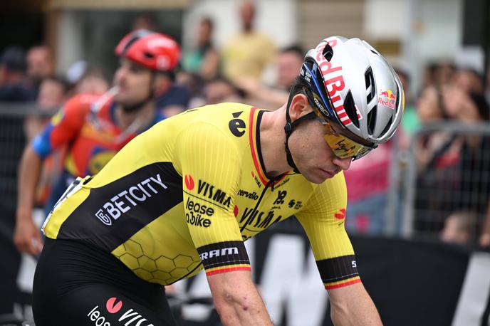 Wout van Aert | Wout van Aert je imel slab dan na Giru, v skupnem seštevku je izgubil nekaj več kot 15 minut. | Foto Guliverimage