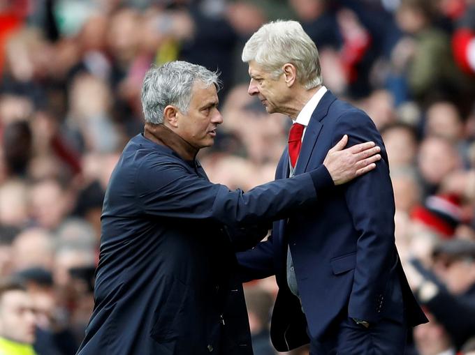 Se bosta Jose Mourinho in Arsene Wenger v prihodnosti še srečevala na nogometnih derbijih? | Foto: Reuters