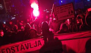 V Ljubljani že drugi shod proti korupciji v dobrem tednu (foto)