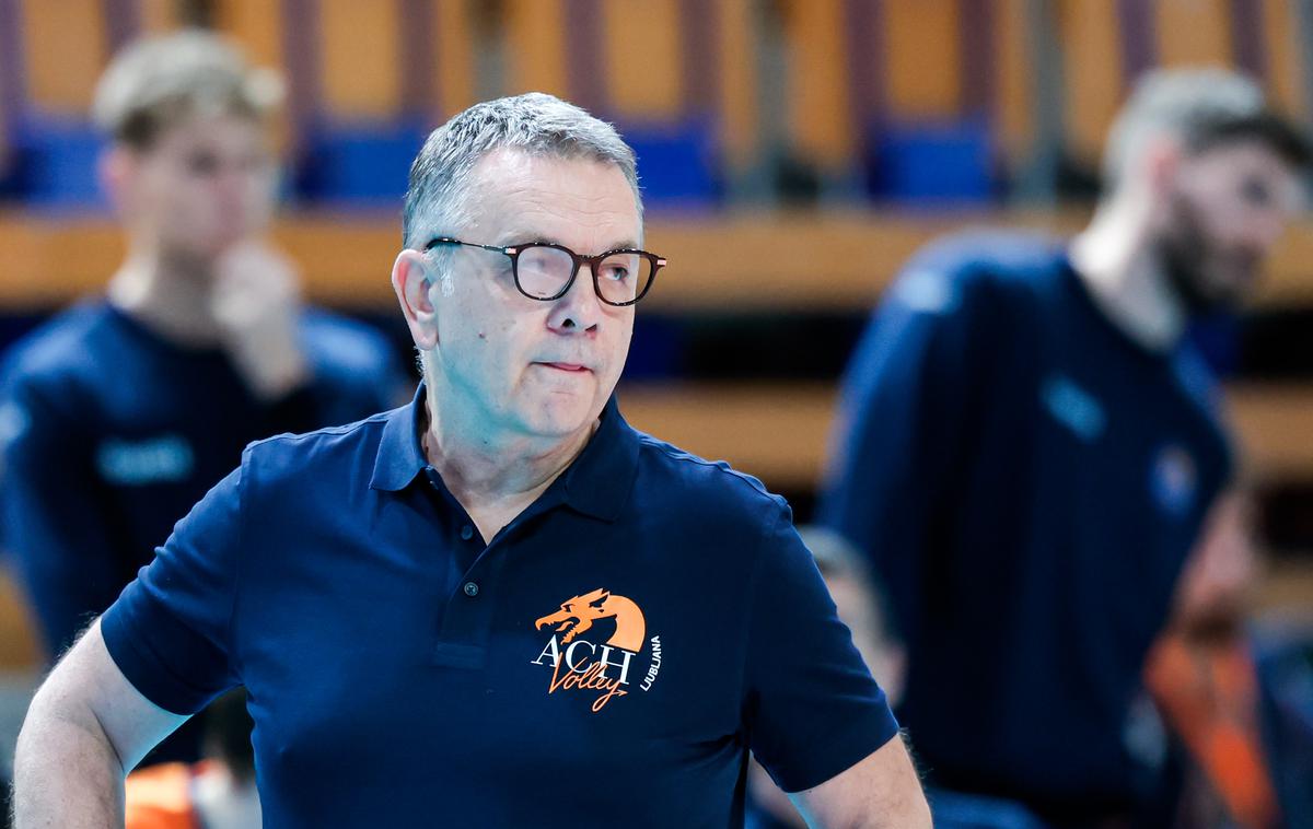 ACH Volley : Orion Stars, Igor Kolaković | "Če bodo moji igralci vsi razpoloženi na servisni črti, bomo zagotovo neugoden tekmec," je prepričan trener ACH Volleyja Igor Kolaković. | Foto Aleš Fevžer
