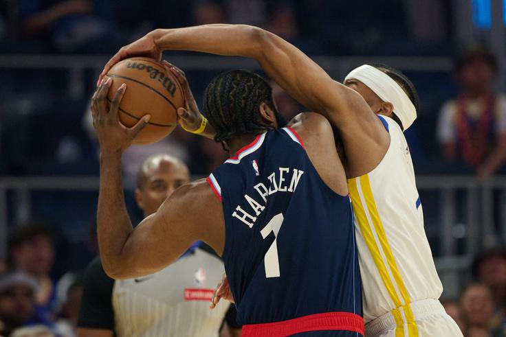 James Harden je blestel ob zmagi Clippers. | Foto: Reuters