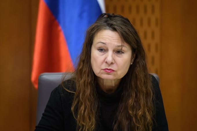 Predsednica odbora za kulturo Violeta Tomić ni skrivala ogorčenja nad ministrom. | Foto: STA ,