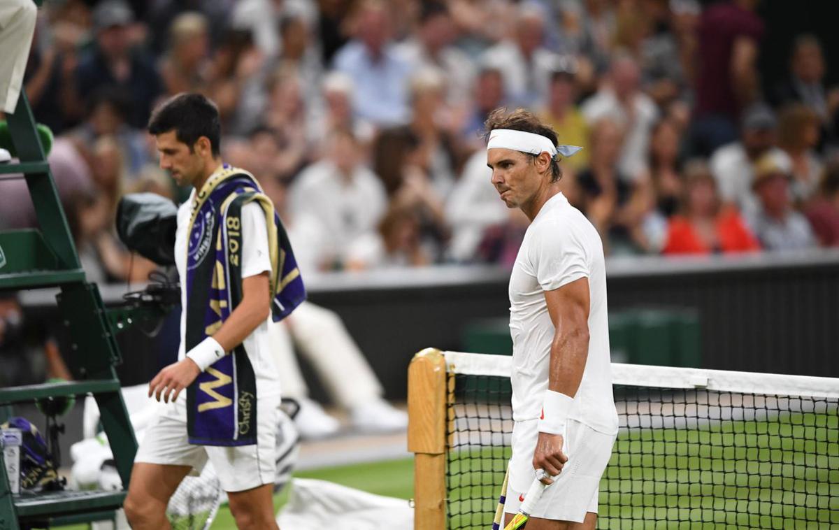 Novak Đoković Rafael Nadal | Rafael Nadal in Novak Đoković sta odigrala 59 dvobojev. Izid v zmagah pa je 30:29 za Đokovića. | Foto Twitter