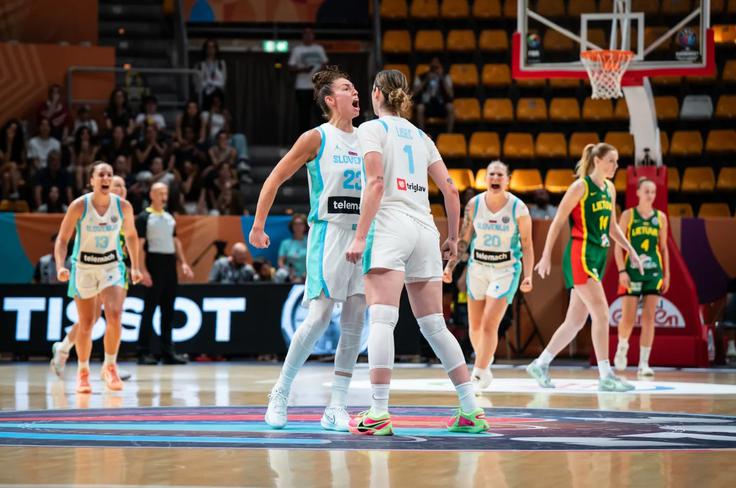 EuroBasket, Slovenija : Litva, slovenska ženska košarkarska reprezentanca | Foto: Fiba Europe