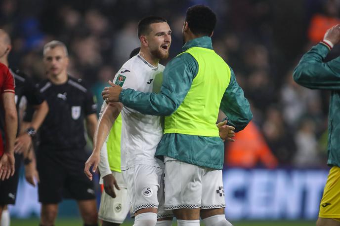 Žan Vipotnik | Žan Vipotnik je zadel v polno za Swansea že na peti tekmi zapored. | Foto Guliverimage