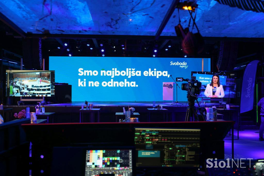 Volilni štab stranke Svoboda.
