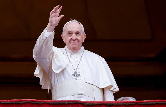 Papež Urbi et Orbi božič Vatikan | Foto: Reuters