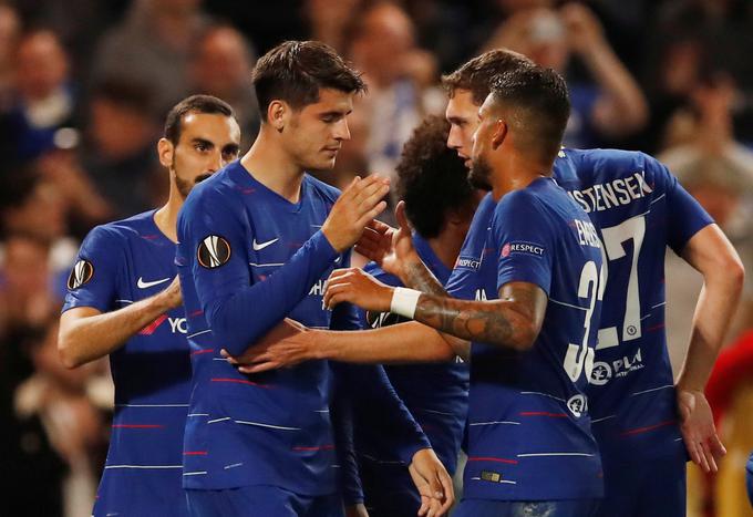 Chelsea s težavo prek madžarskega prvaka. Edini zadetek je dosegel Alvaro Morata. | Foto: Reuters
