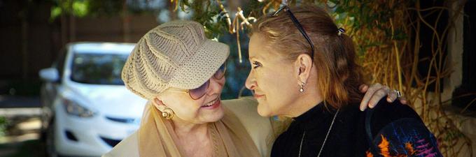 Intimen portret dveh nebrzdanih hollywoodskih legend – 83-letne igralke Debbie Reynolds in njene hčere Carrie Fisher, princese Leie iz Vojne zvezd. • V sredo, 21. 3., ob 4.25 na HBO.* │ Na voljo tudi na HBO OD in HBO GO. | Foto: 