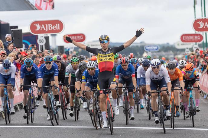Wout Van Aert | Belgijski kolesarski zvezdnik Wout Van Aert je z zmago na Dirki po Britaniji potrdil odlično formo pred svetovnim prvenstvom v Flandriji (19. do 26. september). | Foto Guliverimage