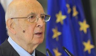 Napolitano: Monti kot dosmrtni senator ne more kandidirati