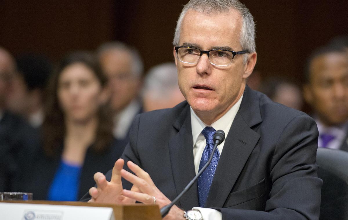 Andrew McCabe | Nekdanji uslužbenec FBI Andrew McCabe je pred leti vodil preiskavo o ruskem vmešavanju v ameriške volitve leta 2016. Preiskava je pokazala možne povezave med takratnim republikanskim predsedniškim kandidatom Donaldom Trumpom in Moskvo.  | Foto Guliverimage