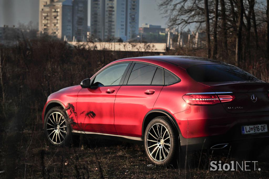 Mercedes-Benz GLC coupe - fotogalerija testnega vozila