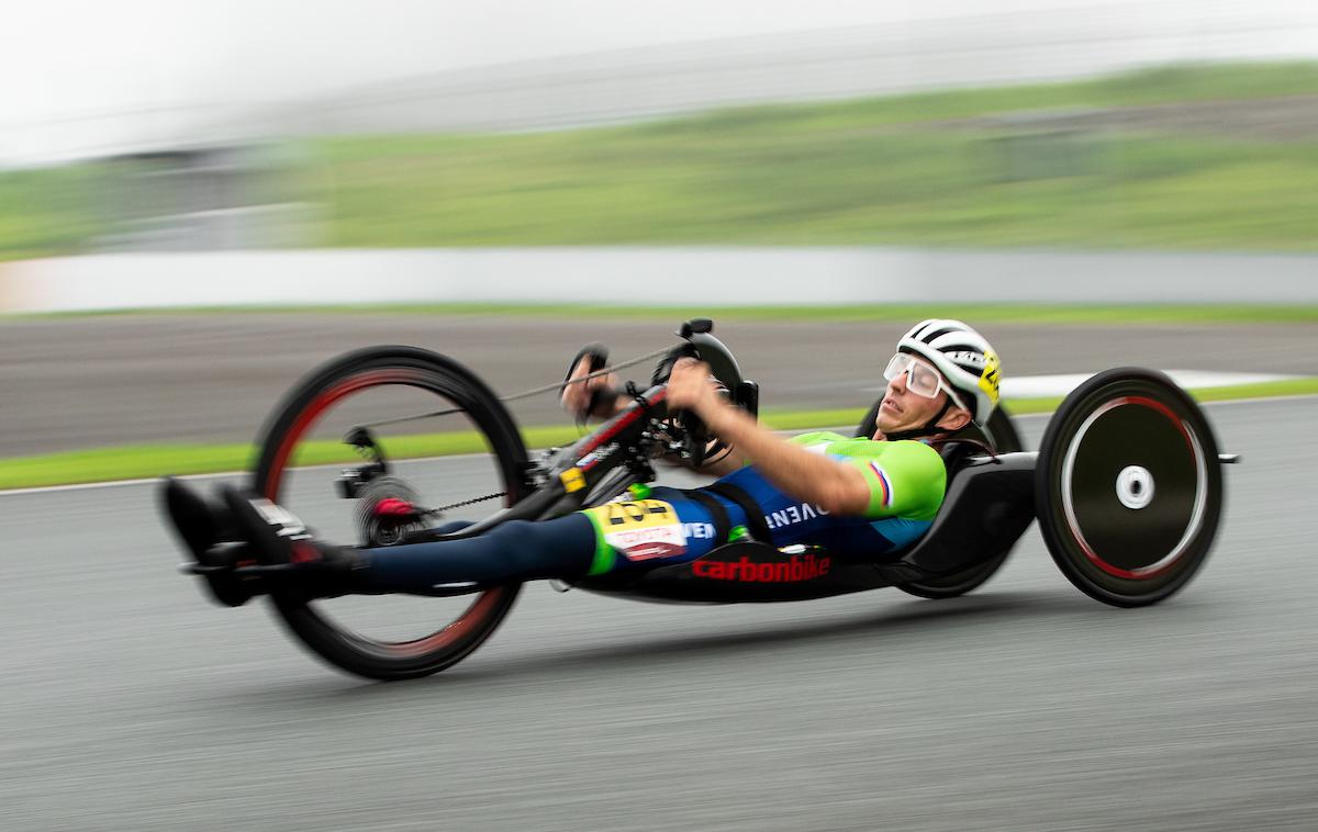 Anej Doplihar | Anej Doplihar je cestno paraolimpijsko dirko končal kot deveti. | Foto Vid Ponikvar
