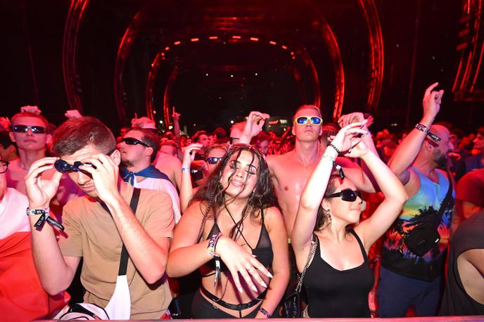 festival Ultra, Split | Na enem največjih festivalov elektronske, house, techno in trance glasbe v Evropi so zasegli tudi kar nekaj mamil, med drugim 721 tablet ekstazija in 1.215,4 grama kokaina, je sporočila policija. | Foto Guliverimage