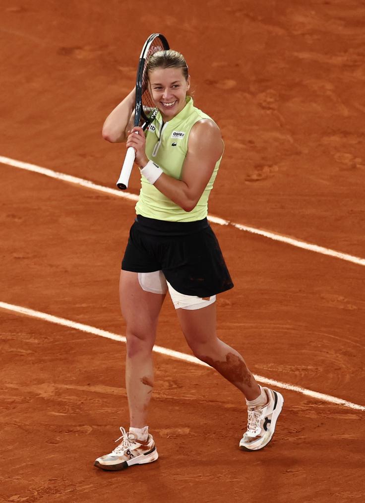 Maja Chwalinska se je prvič uvrstila v finale grand slama. | Foto: Reuters