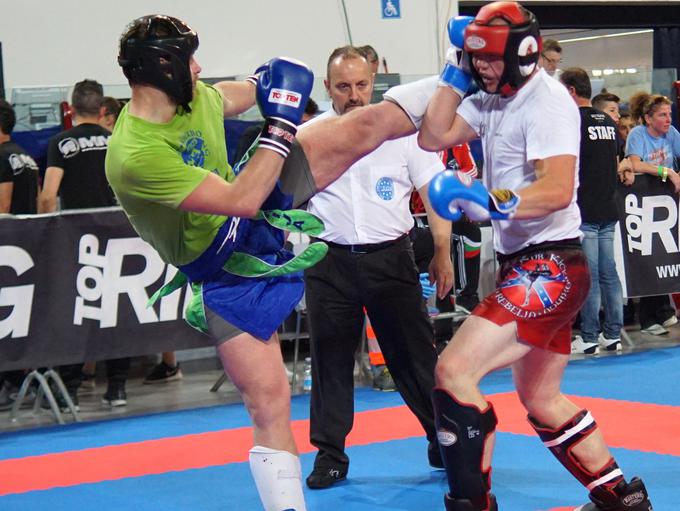 Dejan Vajs se je na mednarodna borišča vrnil po dveletni odsotnosti zaradi poškodbe kolena (Foto: Kickboxing zveza Slovenije). | Foto: 