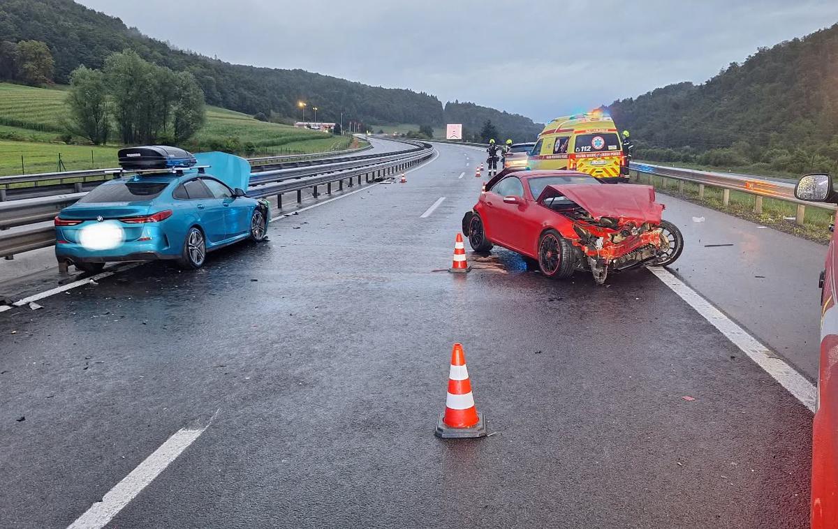 Prometna nesreča | Foto PGD Stična/Facebook