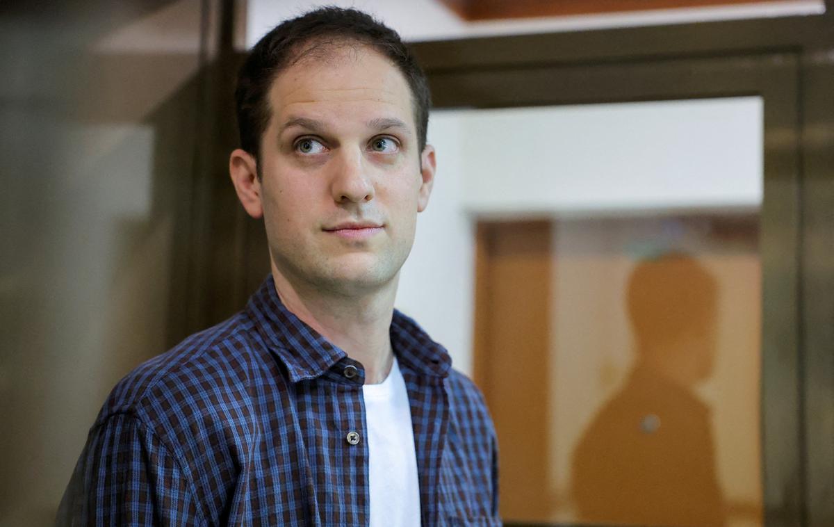 Ameriški novinar Evan Gershkovich | Dvaintridesetletnemu novinarju v primeru obsodbe grozi do 20 let zapora. | Foto Reuters