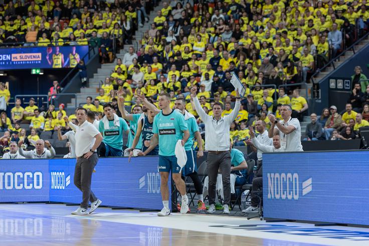 Slovenci so blesteli predvsem na uvodu in ob koncu tekme. | Foto: FIBA