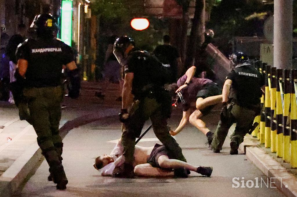 Protest v Beogradu