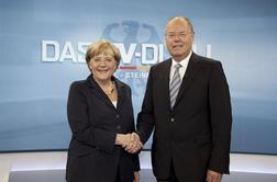 TV-dvoboj med Merklovo in Steinbrückom brez zmagovalca
