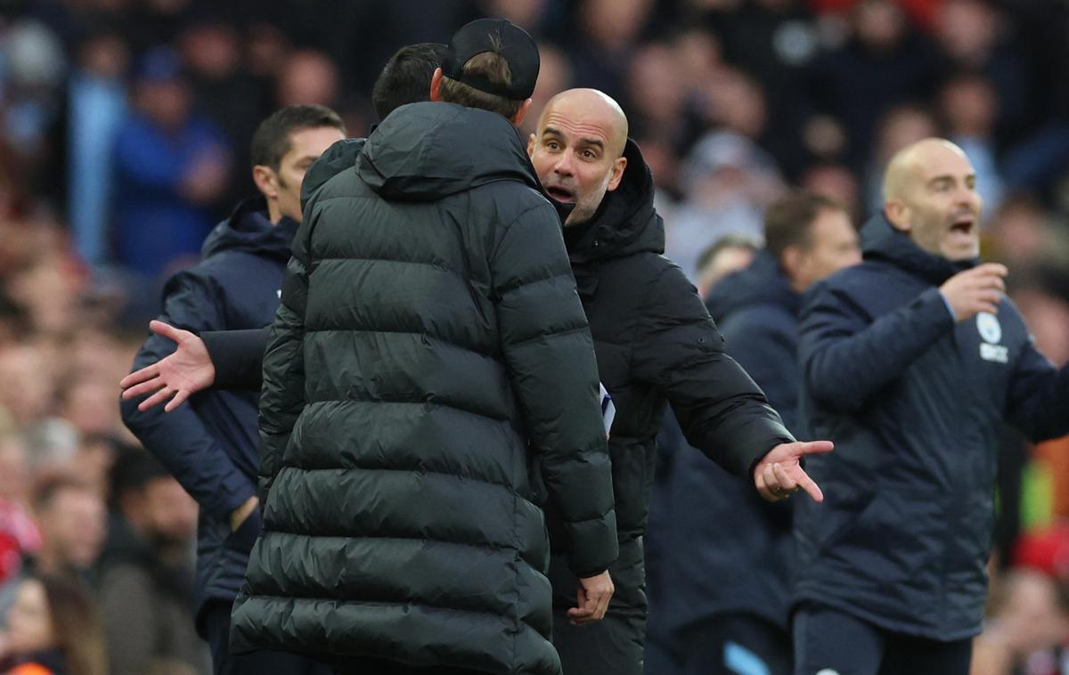 Pep Guardiola, Jürgen Klopp | Klopp je dobil obračun z Guardiolo. | Foto Reuters