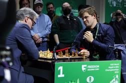 Carlsen in Nepomnjašni skupaj do naslova v hitropoteznem šahu