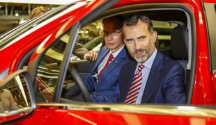 Opel mokko s proizvodne linije v svet pospremil španski kralj
