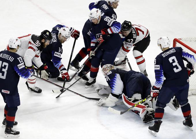 Američani so v tekmi za bron premagali Kanado. | Foto: Reuters