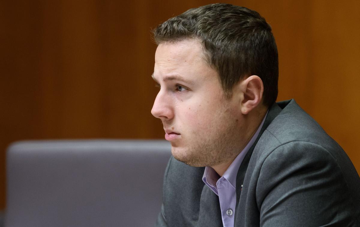 Žan Mahnič, SDS, poslanec | Včlanitev v strelsko društvo, k čemur je pozival poslanec Žan Mahnič, tako ni zadosten pogoj za pridobitev orožnega lista," so še izpostavili v Strelski zvezi Slovenije. | Foto Nebojša Tejić/STA