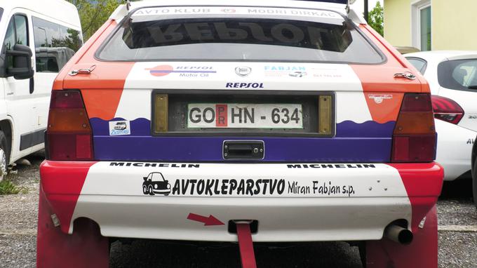 Lancia delta HF integrale Mirana Fabjana iz Vipave. | Foto: Gregor Pavšič