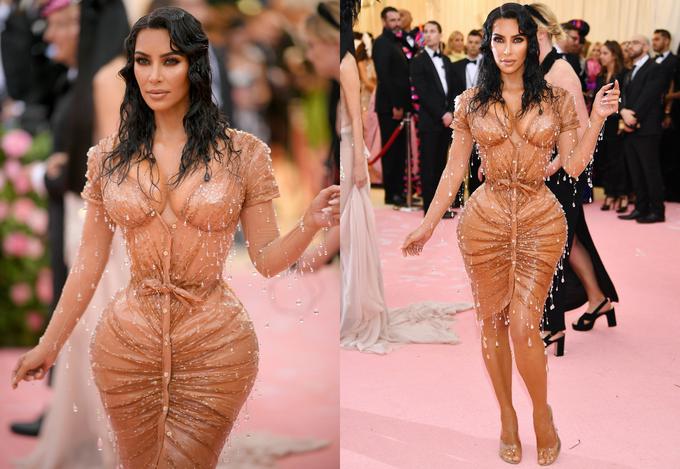Kim Kardashian na lanski prireditvi Met Gala | Foto: Getty Images