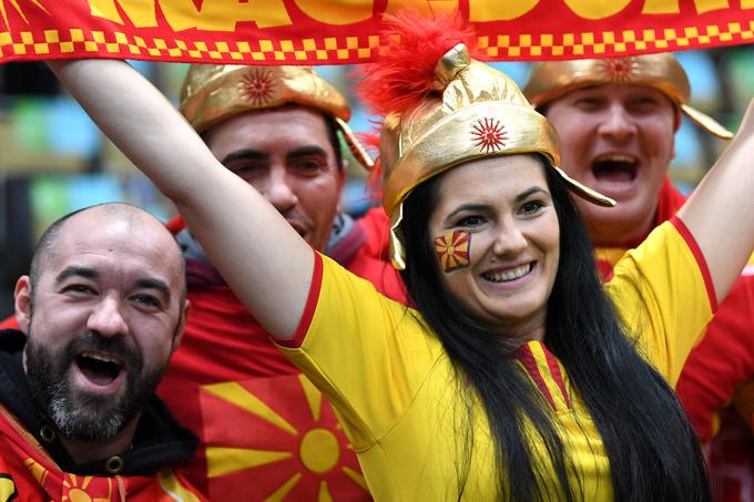 Severna Makedonija je v nogometni evforiji, saj bodo njeni nogometaši prvič nastopili na velikem tekmovanju. | Foto: Reuters
