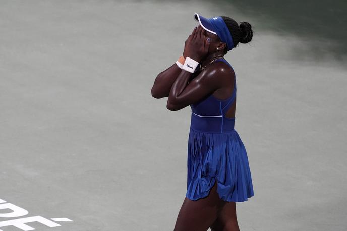 Victoria Mboko | Victoria Mboko je velika senzacija na turnirju v Montrealu. | Foto Reuters