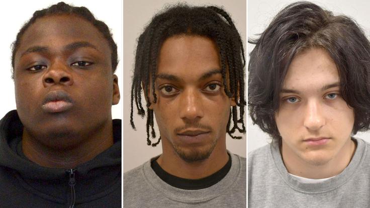 Od leve proti desni: Jakeem Rose, Nii Mensah in Ugnius Asmena. | Foto: Londonska metropolitanska policija (Met)