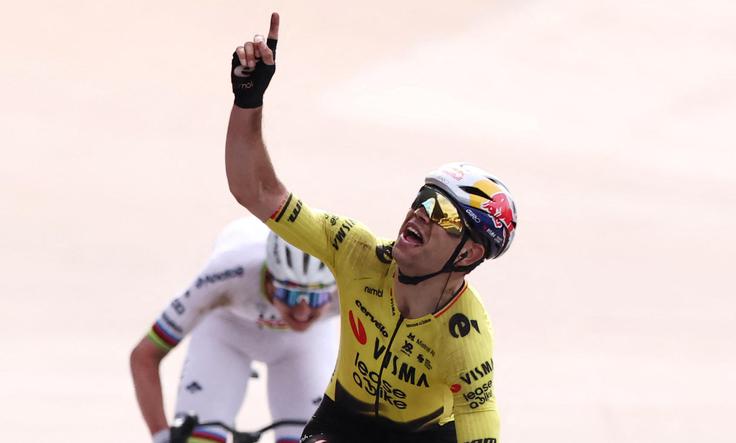 Wout Van Aert je napredoval za tri mesta in je po novem šesti. | Foto: Reuters