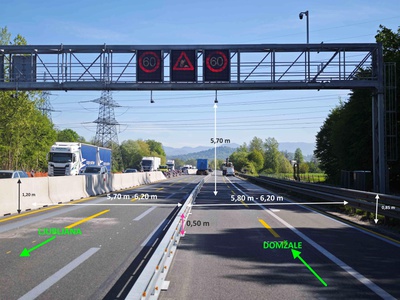 Greste jutri proti Ljubljani? Na Štajerski avtocesti nova prometna ureditev.