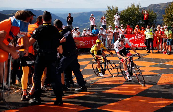 Primož Roglič Tadej Pogačar | Foto: Reuters