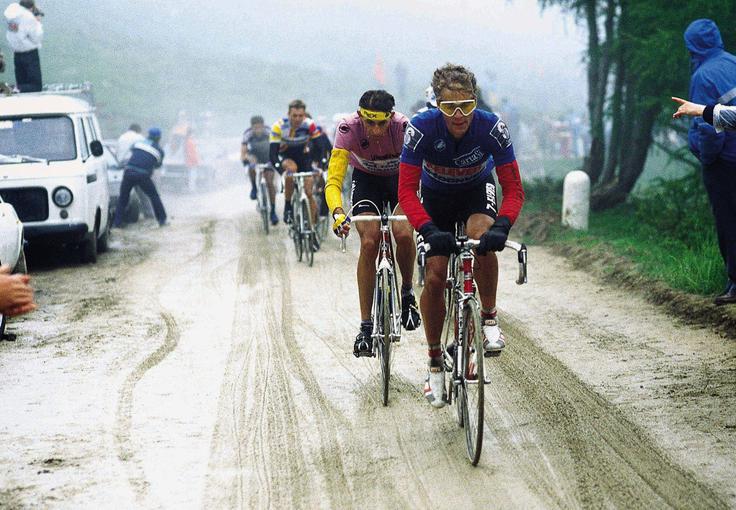 Američana z neoprenskimi rokavicami ni tako zeblo kot Italijana Franca Chioccolija za njim.  | Foto: Guliverimage
