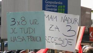 GZS opozarja na nevarnost spontanih protestov