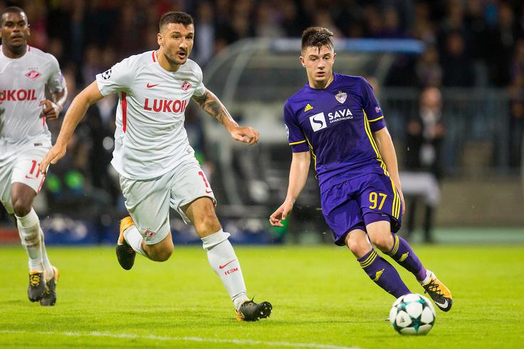 Martin Kramarč je debitiral v ligi prvakov. | Foto: Sportida