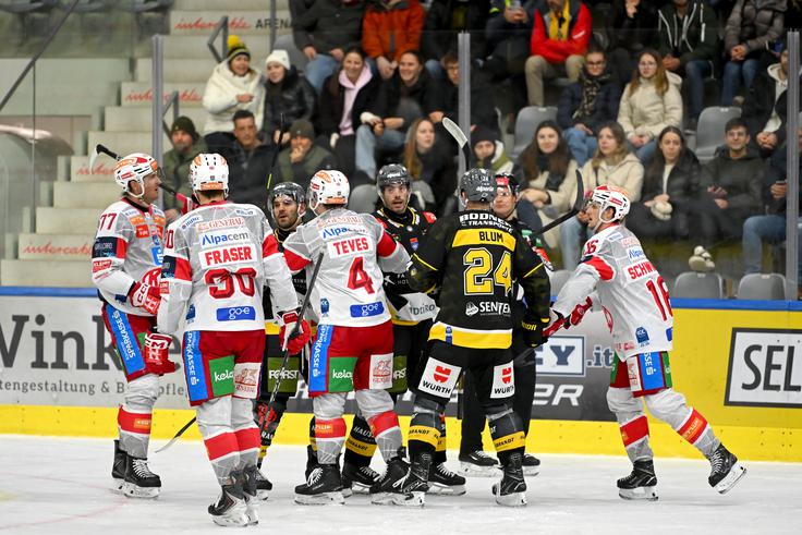 Derbi vrha je pripadel Celovčanom. | Foto: Foppa Iwan - HC Pustertal