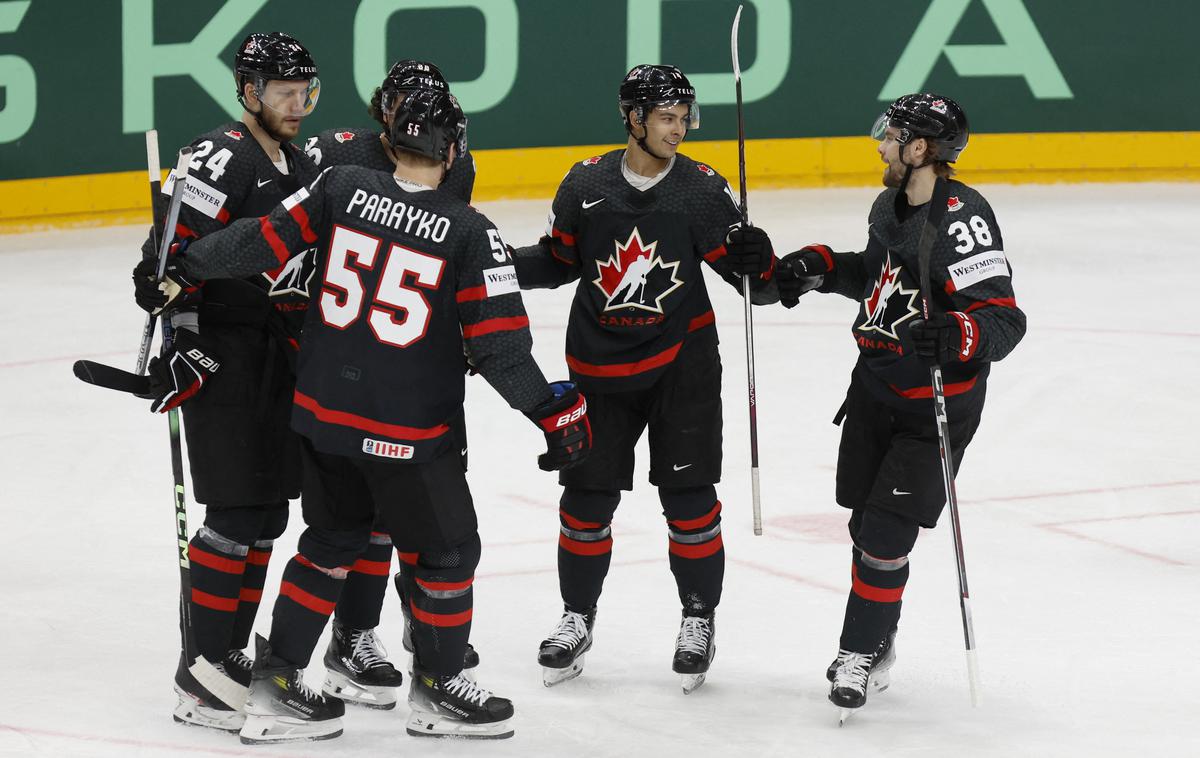 Kanada Hokej | Branilci naslova Kanadčani so se uvrstili med štiri najboljše. | Foto Reuters