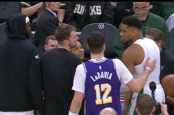 Posredovati je moral Dončić: kaj se je dogajalo po tekmi? #video