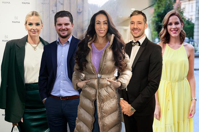 Kolaž | Štirideset let bodo med drugim dopolnili Tjaša Kokalj Jerala, Damian Merlak, Tina Gaber Golob, Goran Dragić in Nuša Lesar. | Foto Mediaspeed