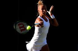 Polona Hercog napredovala za devet mest