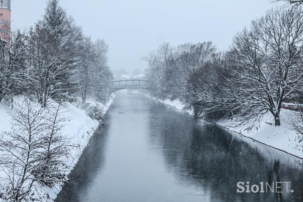 Sneg v Ljubljani